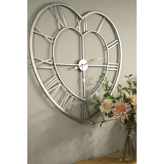 Heart Skeleton Wall Clock