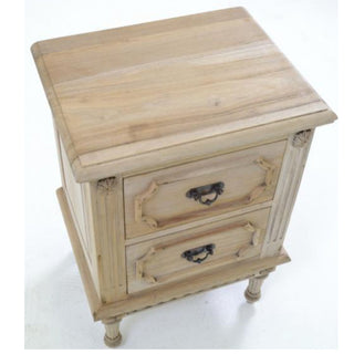 2 Drawer Vintage Bedside Table