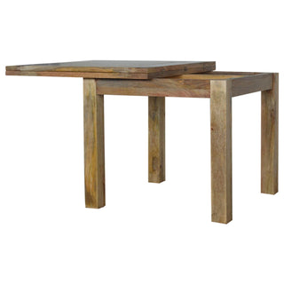 Mango Wood Butterfly Extendable Dining Table