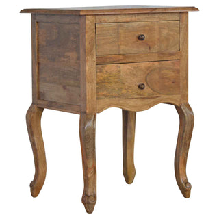 French Inspired Design Wooden Bedside Table