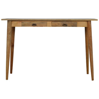 Mango Wood Nordic Desk, 2 Drawers