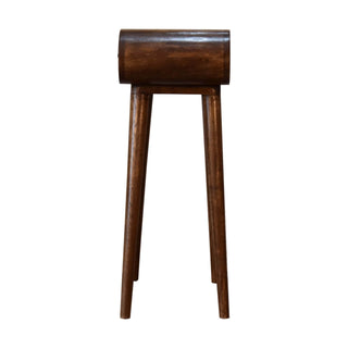 London Narrow Console Table, Chestnut