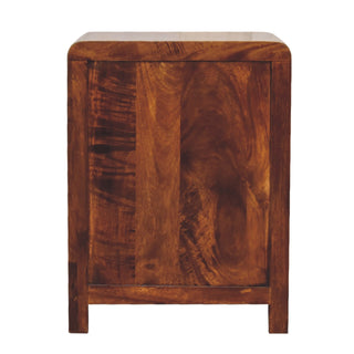 Aspen 3 Drawer Bedside, Chestnut