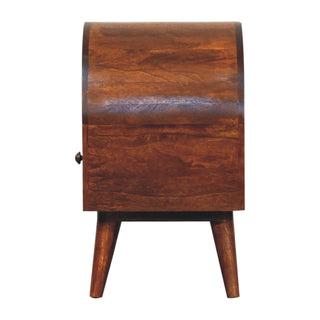 Chestnut Dome Bedside Table