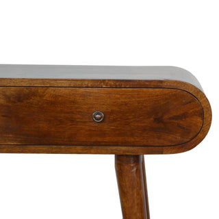 London Console Table, Chestnut Finish