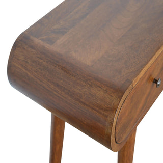 London Console Table, Chestnut Finish