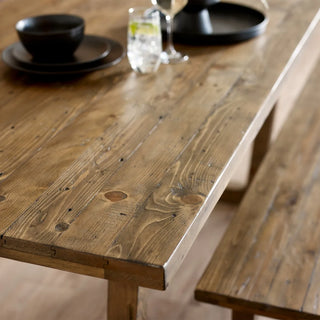 Woburn Dining Table, Reclaimed Pine