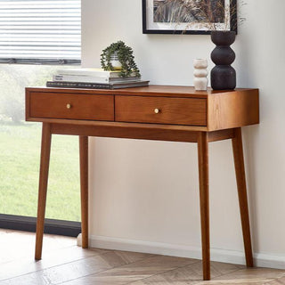 Lowry Wooden Office Desk with 2 Drawers