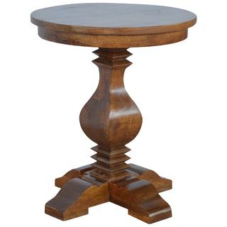 Pedestal Occasional Table, Granary Effect