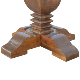 Pedestal Occasional Table, Granary Effect